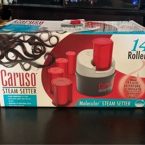 Caruso hair rollers, uses steam!